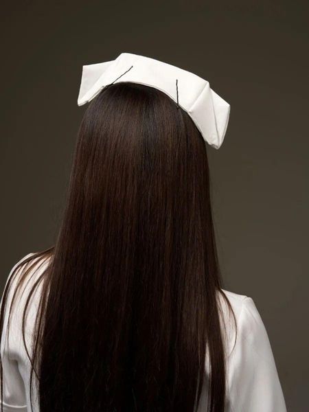 🔥 Рольовий костюм медсестри Hot Nurse &mdash; еротичний костюм медсестри з чепчиком. костюм для рольових ігор Hot Nurse фото